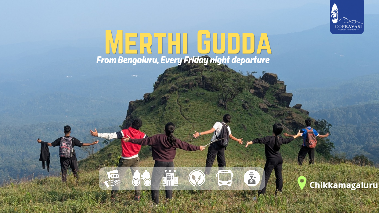  Merthi Gudda Trek with Kyathanmakki hills trek cover image